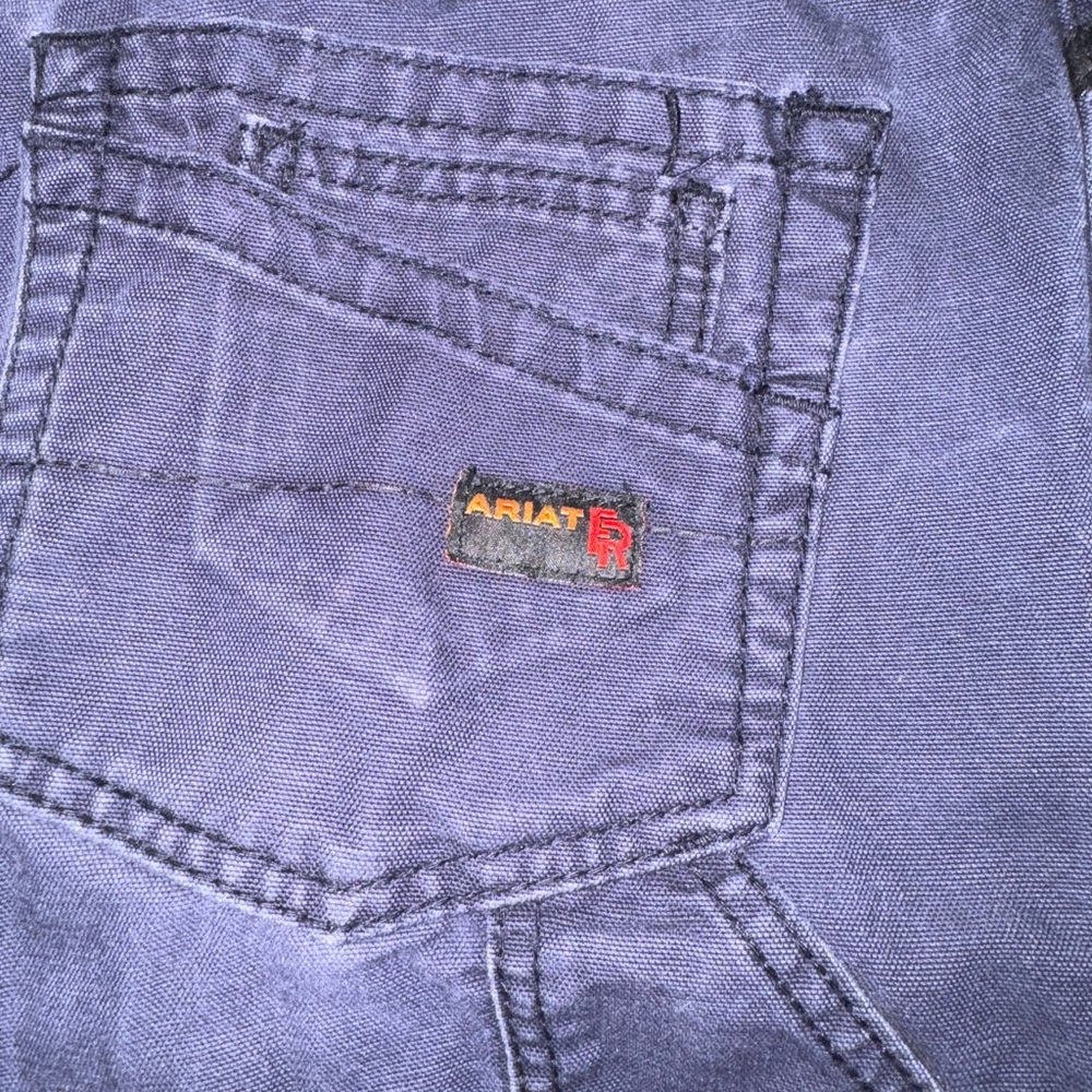 Ariat FR Men's M4 Low Rise Boot Cut Deep Blue Work Pants